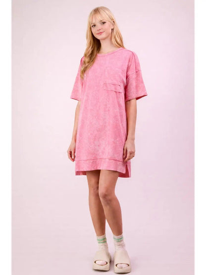 Women's Summer T Shirt Dress Casual Short Sleeve Crewneck Loose Fit
