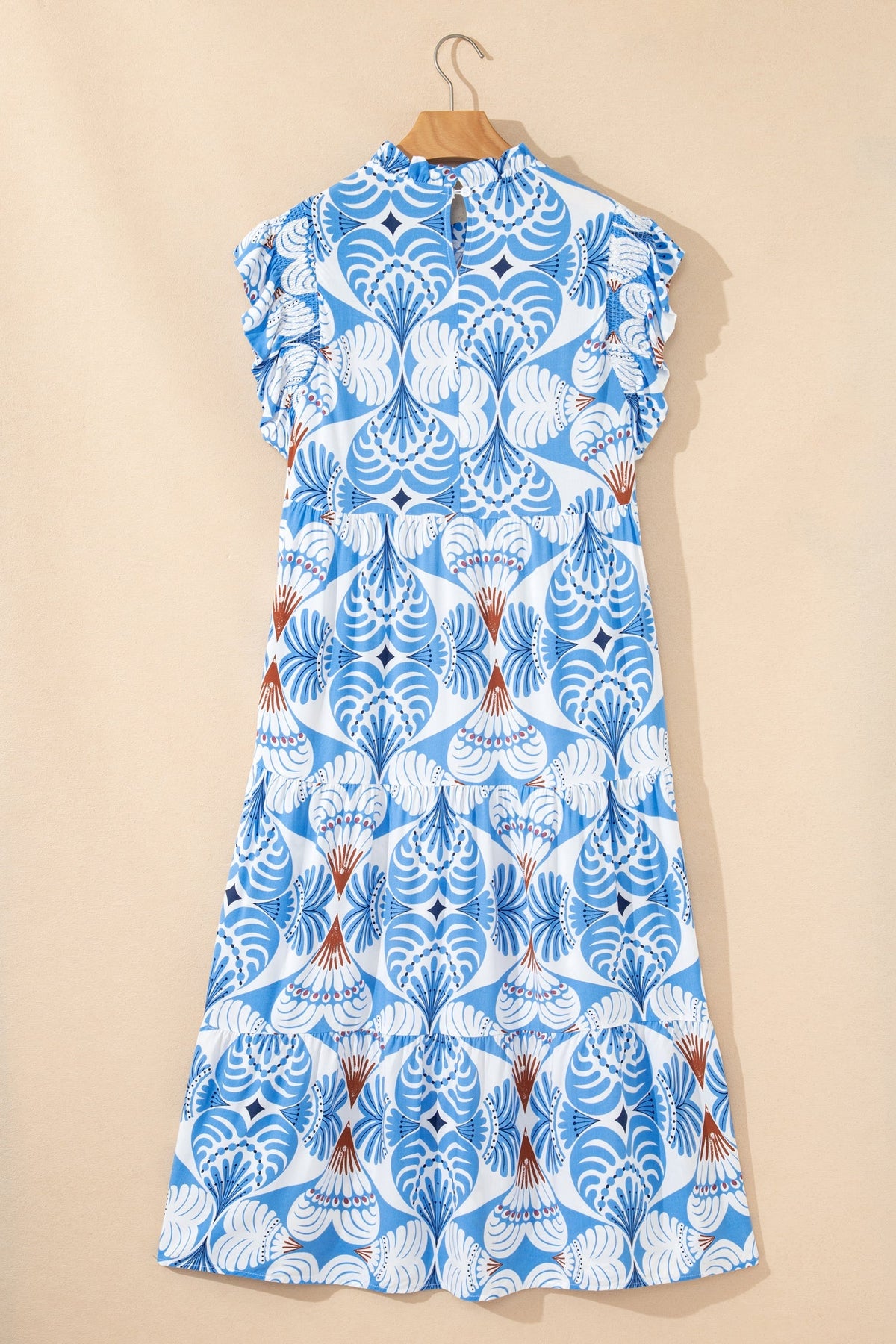Threaded Pear Whitley Sleeve Vacation Long Dress