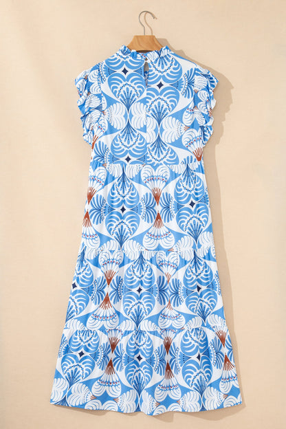 Threaded Pear Whitley Sleeve Vacation Long Dress