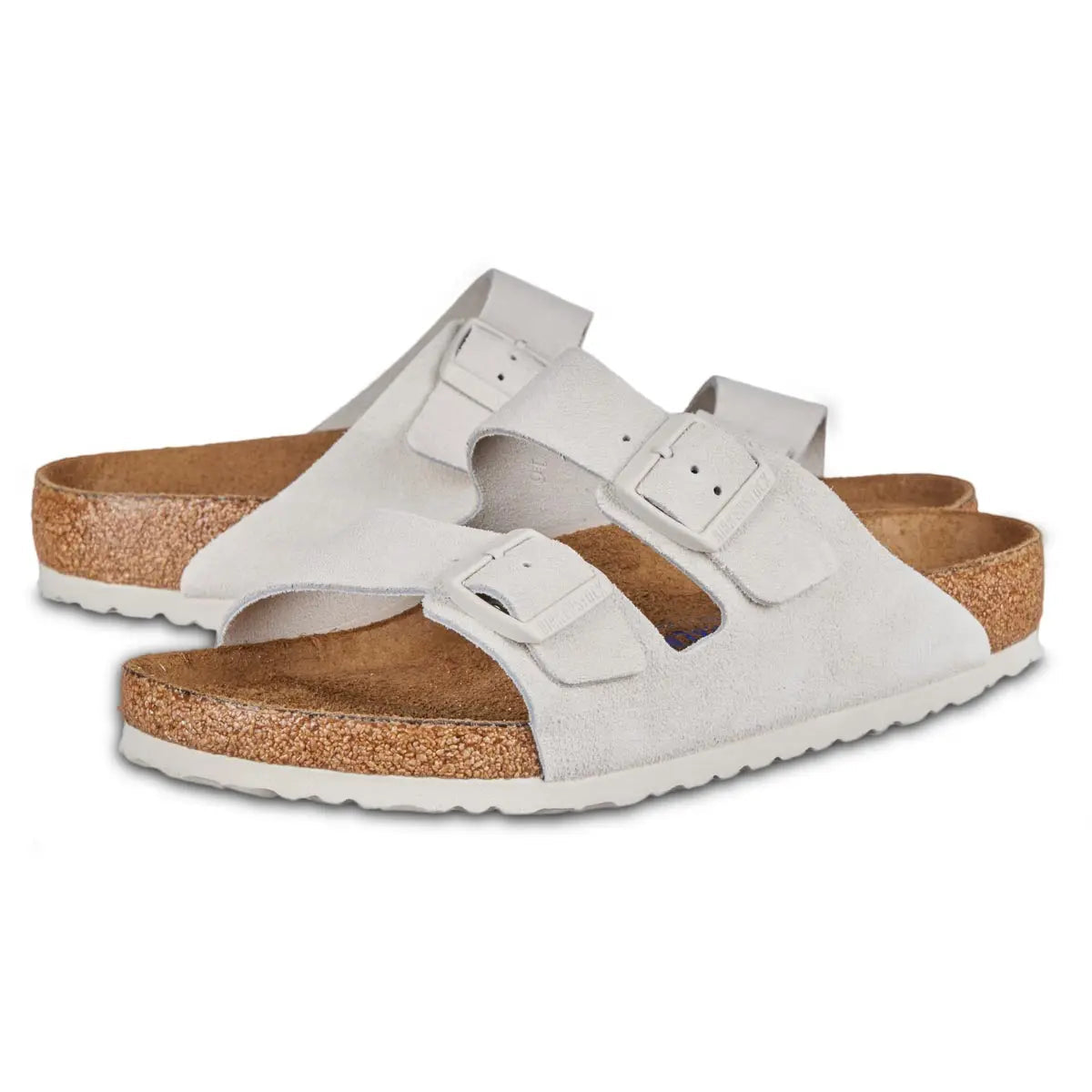 Birkenstock Arizona Soft Footbed Leather Suede Sandals