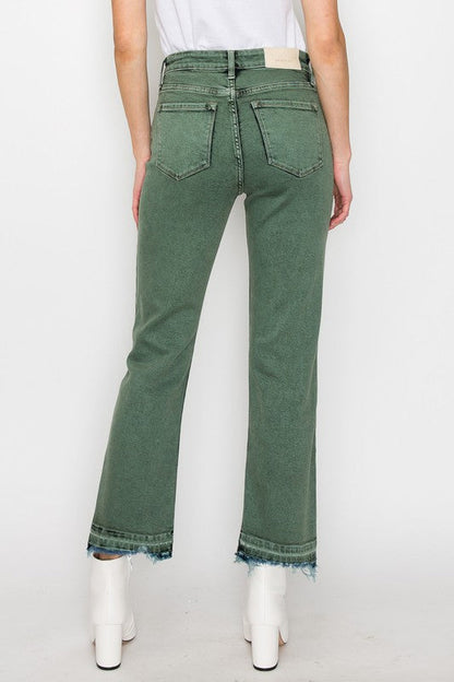 Elena Tummy Control High Rise Straight Jeans