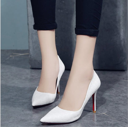 Women’s High-Sense Floral Pointed-Toe Stiletto Heels | Elegant Professional Formal Pumps | Trendy Minimalist Sleek Office Heels | Luxury-Label Statuesque Radiant Footwear | 2026 High-Fashion Floral-Luxe Essential