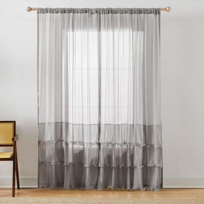 Georgette Sheer Curtain Panels