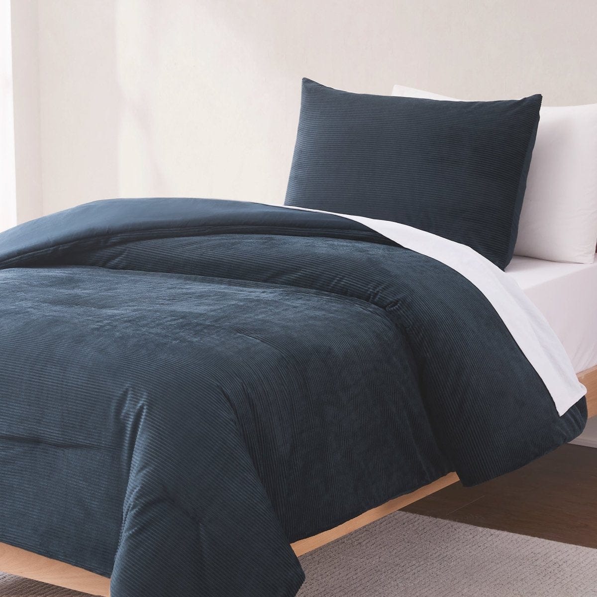 Arden Ribbed Corduroy Comforter Set