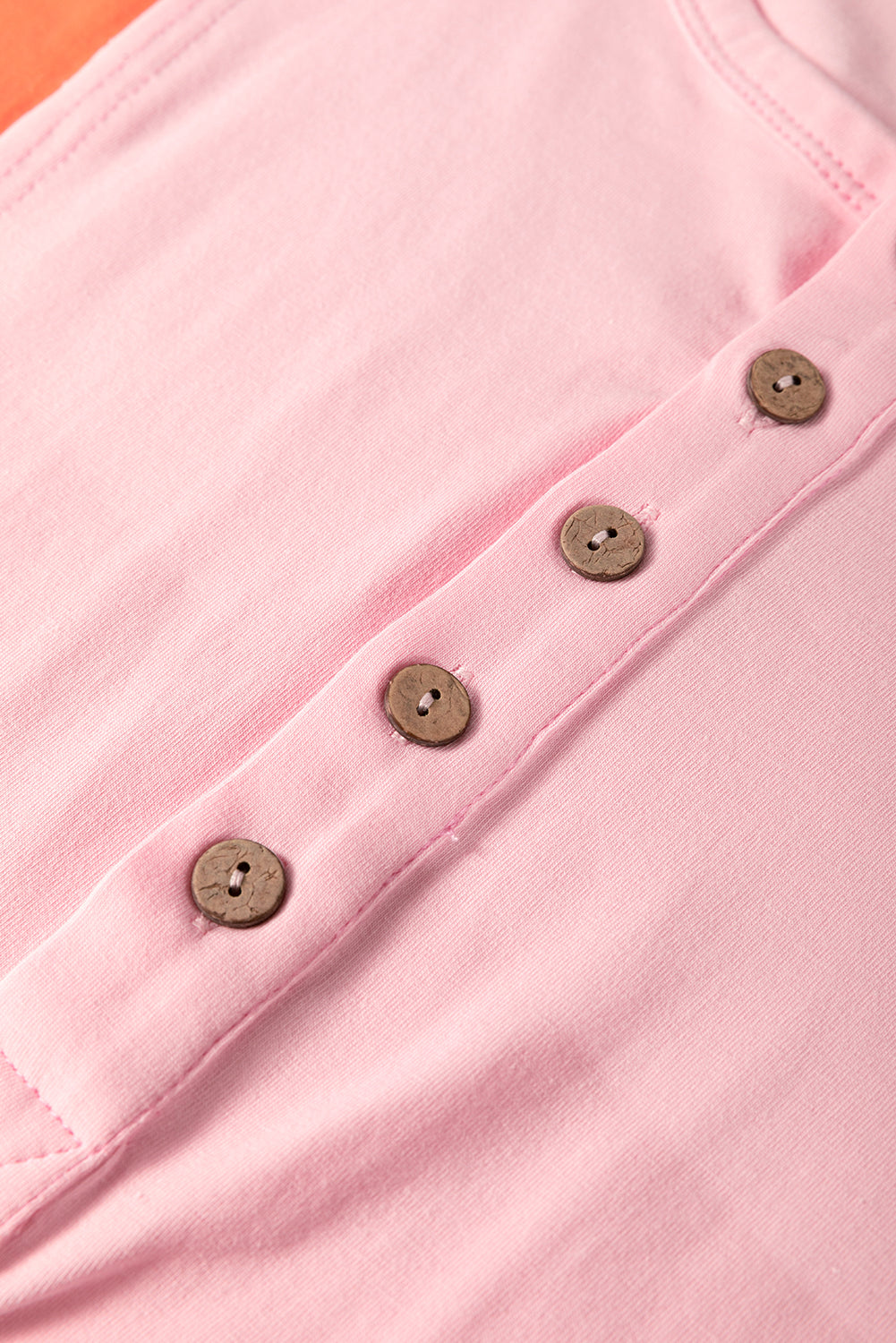 Threaded Pear Parker Sleeve Henley top Long Sleeve Top