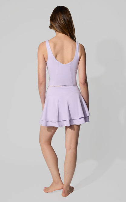 90 Degree by Reflex Nude Tech Double Layer Skort Set