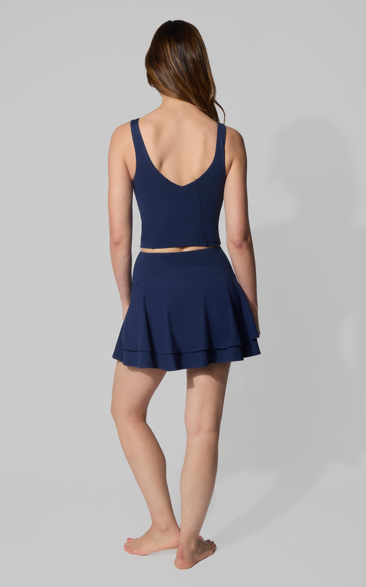 90 Degree by Reflex Nude Tech Double Layer Skort Set