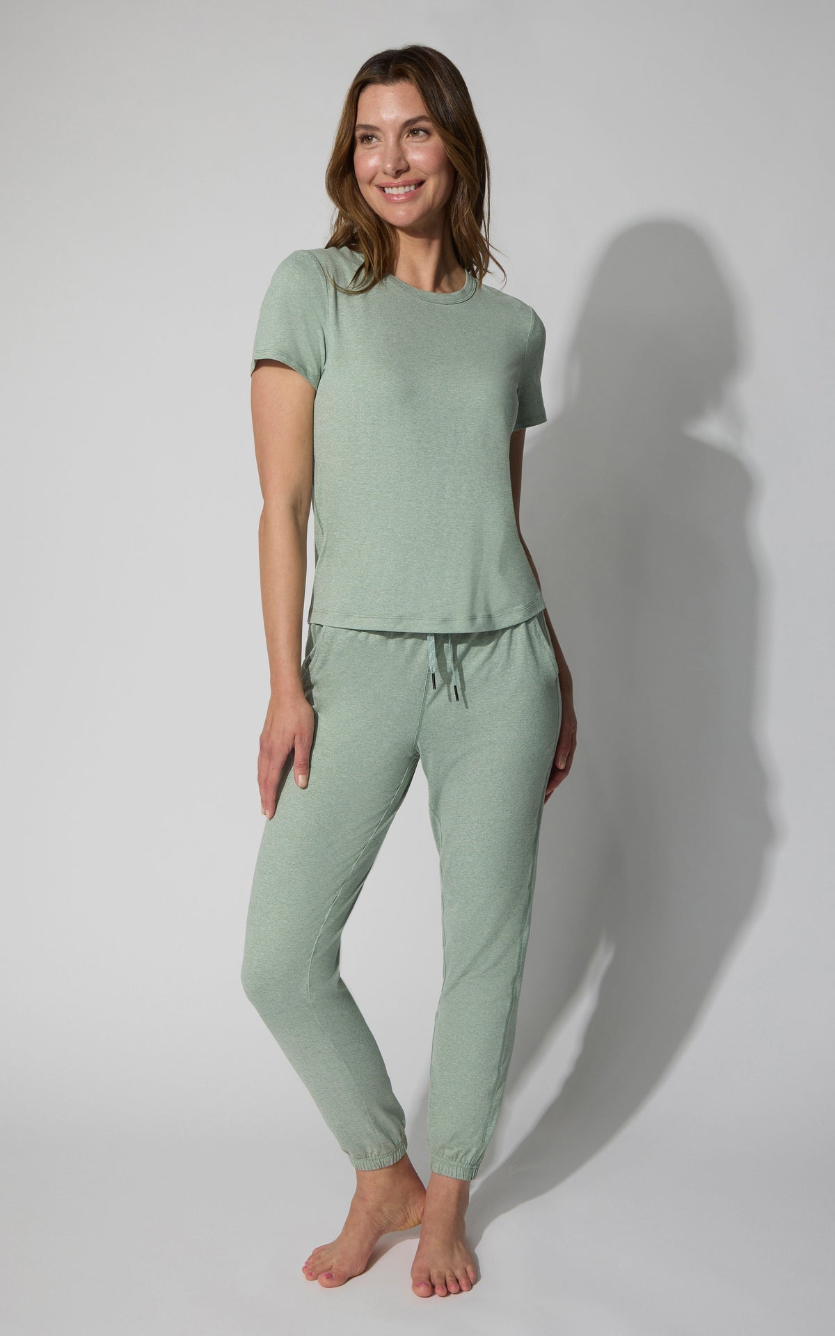 90 Degree by Reflex Cationic Jersey Short Sleeve & Jogger Set