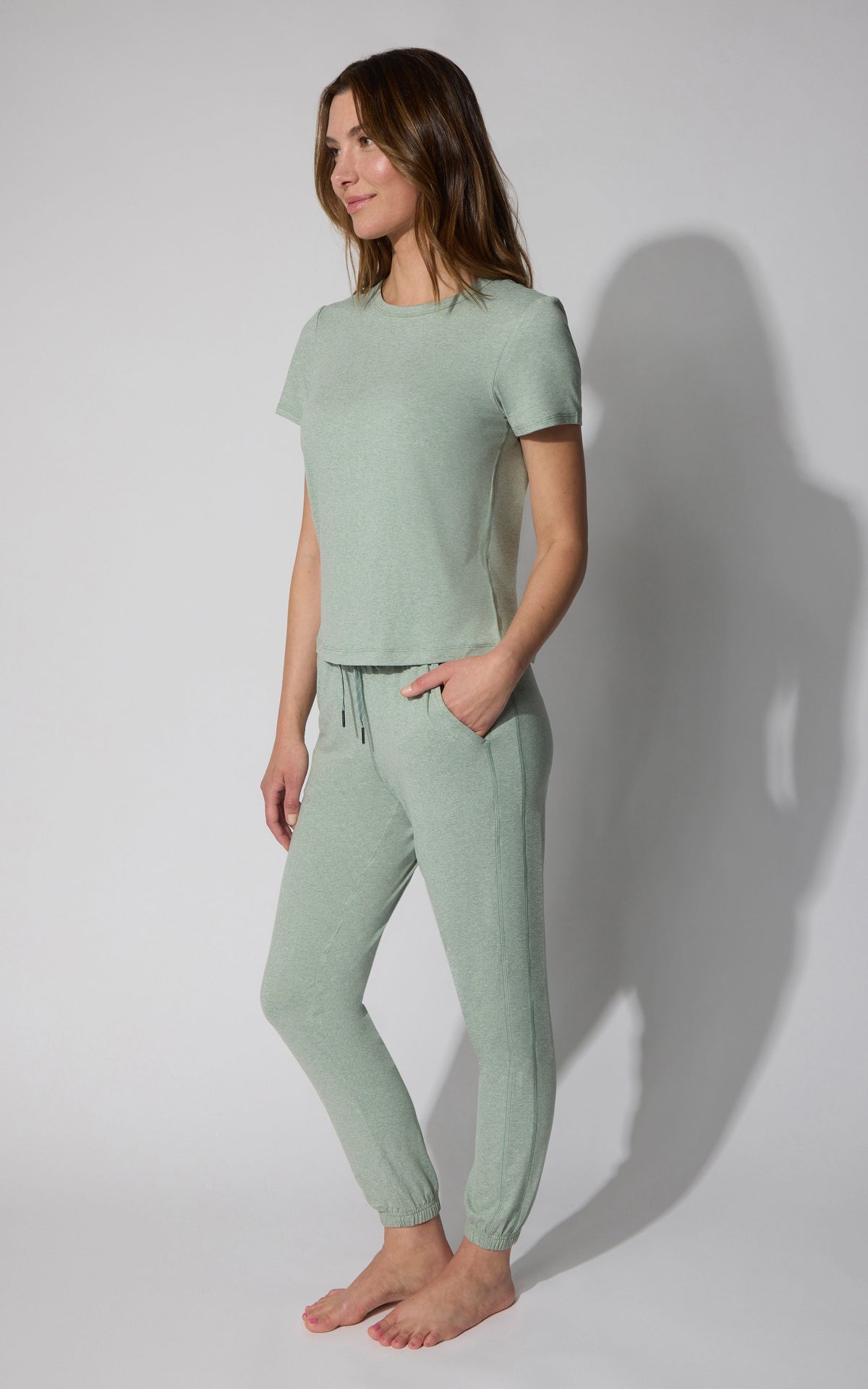 90 Degree by Reflex Cationic Jersey Short Sleeve & Jogger Set