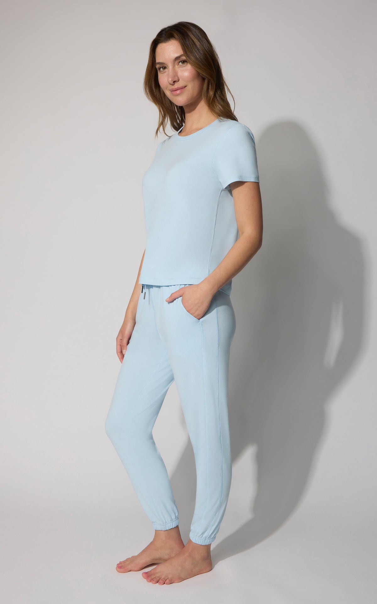90 Degree by Reflex Cationic Jersey Short Sleeve & Jogger Set