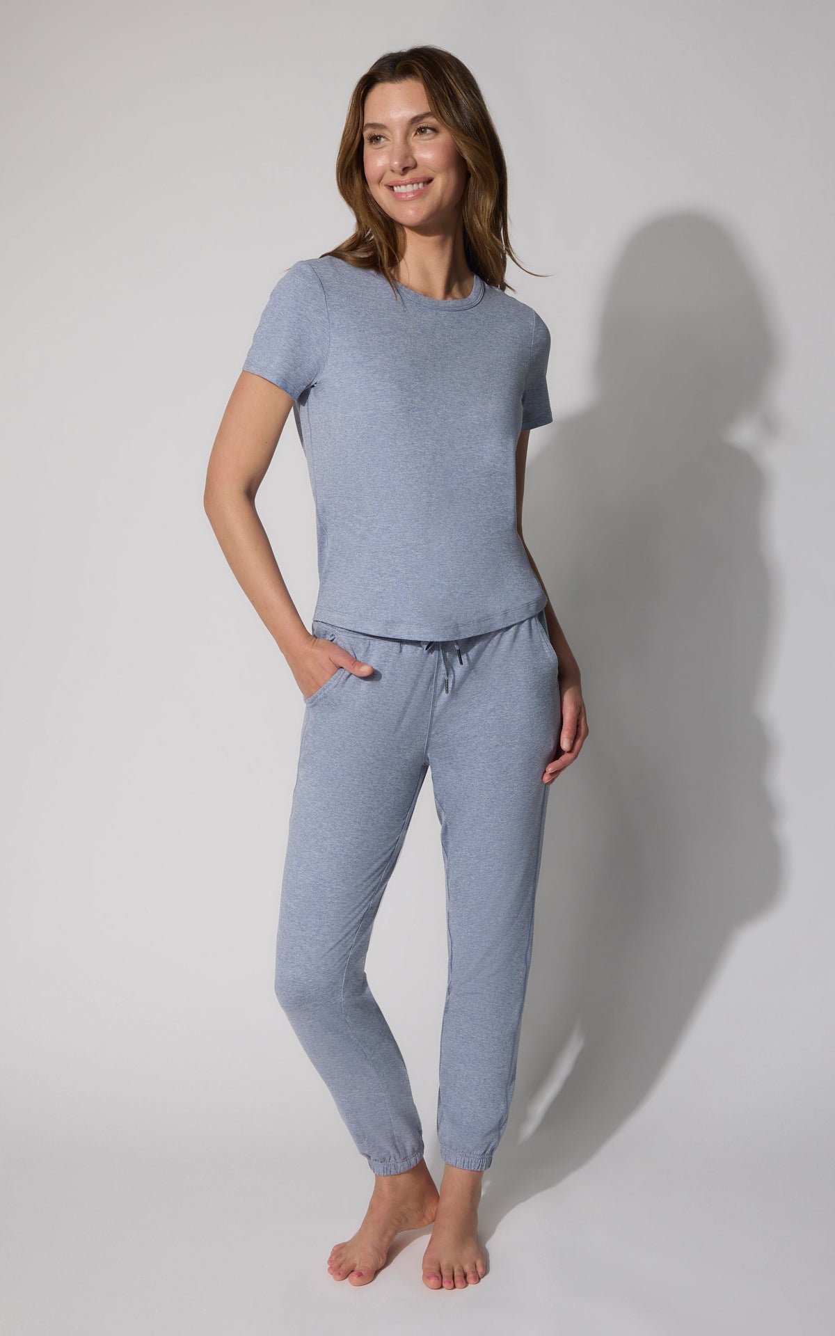 90 Degree by Reflex Cationic Jersey Short Sleeve & Jogger Set