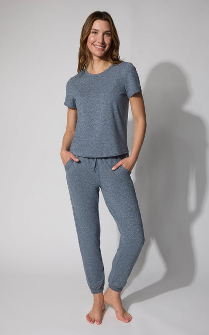 90 Degree by Reflex Cationic Jersey Short Sleeve & Jogger Set