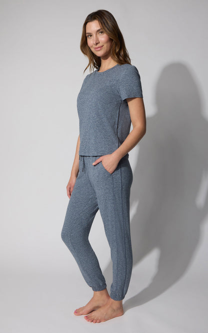 90 Degree by Reflex Cationic Jersey Short Sleeve & Jogger Set