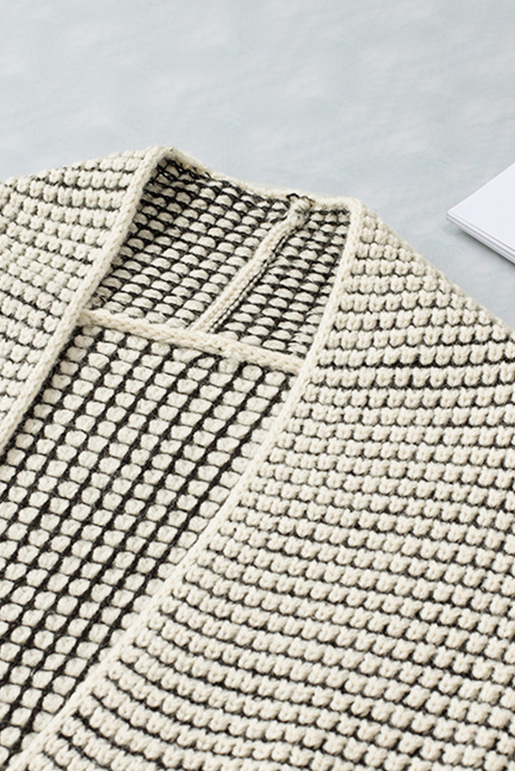Threaded Pear Harper Long Open Front Cardigan