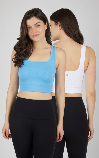 90 Degree by Reflex 2 PK Seamless Longline Bra
