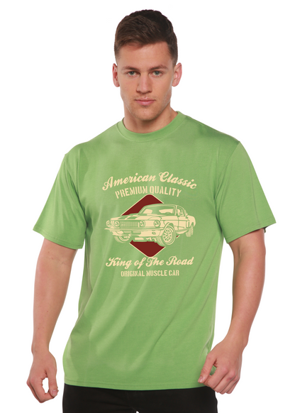 American Classic Men's Bamboo Viscose/Organic Cotton Short Sleeve Graphic T-Shirt