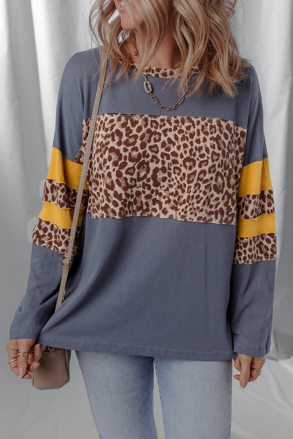 Threaded Pear Serenity Drop Shoulder top Long Sleeve Top