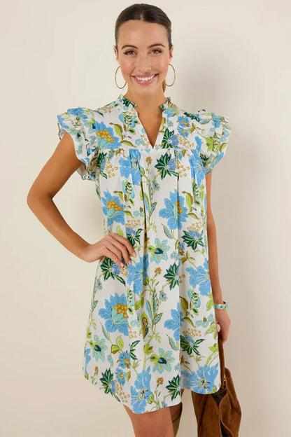 Threaded Pear Giuliana Sleeve Shift Mini Dress