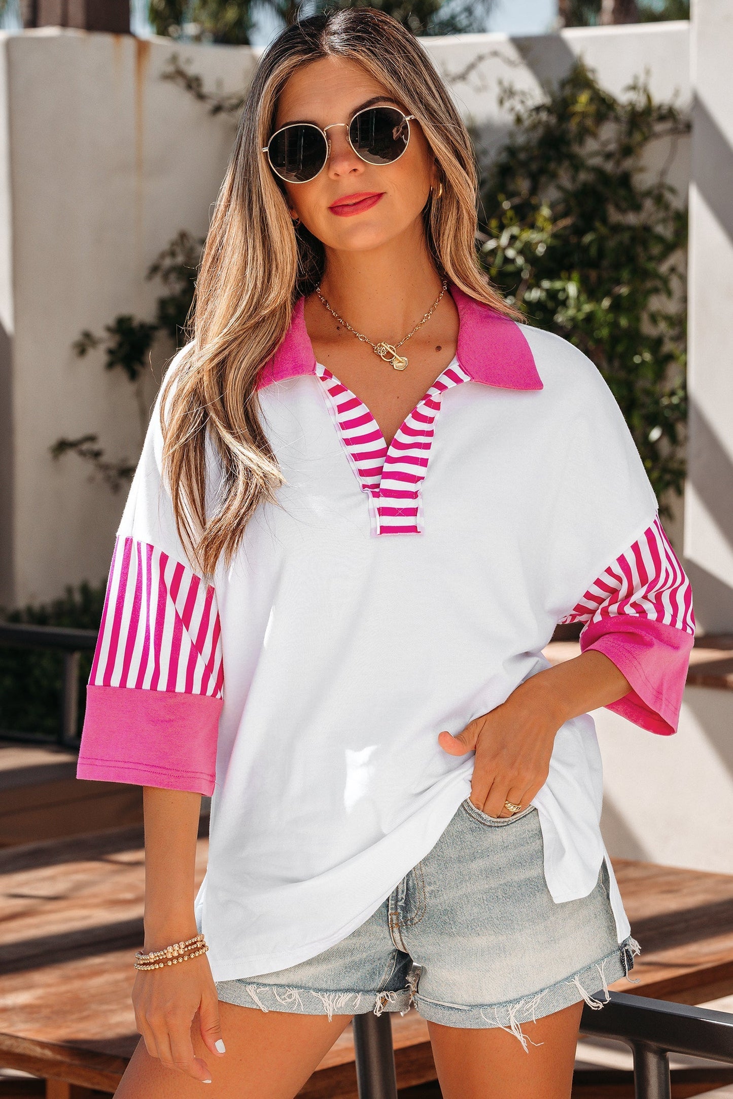 Threaded Pear Leslie Half Sleeve T Shirt