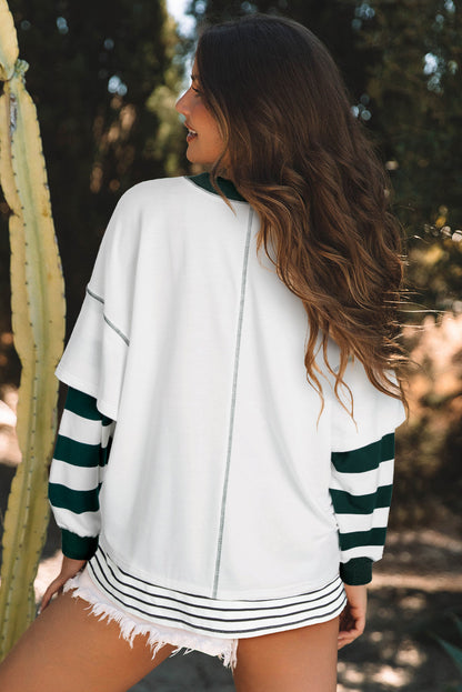 Threaded Pear Janiyah Fake 2 Piece Sweatshirt