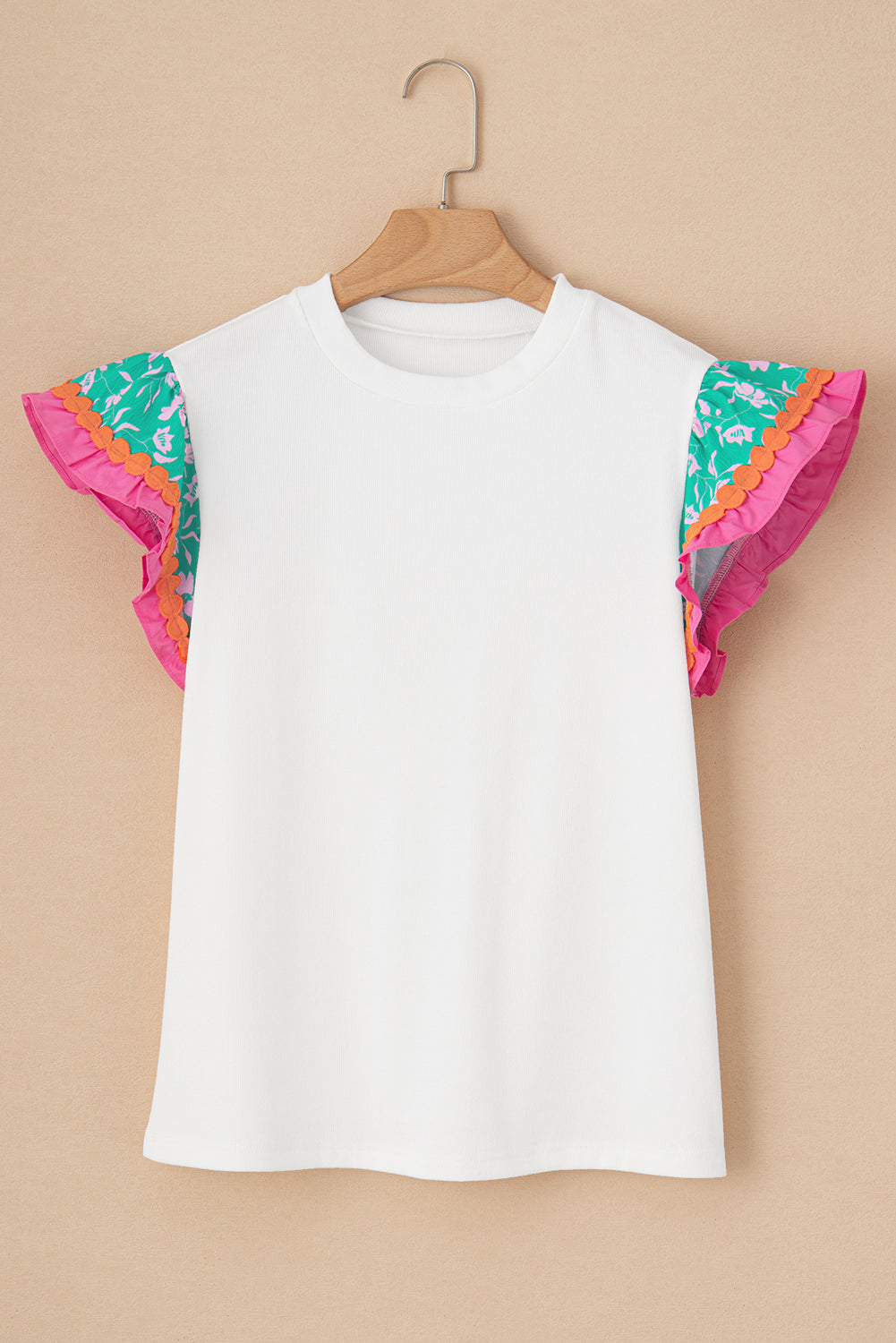Threaded Pear Kinsley Floral Sleeve Top