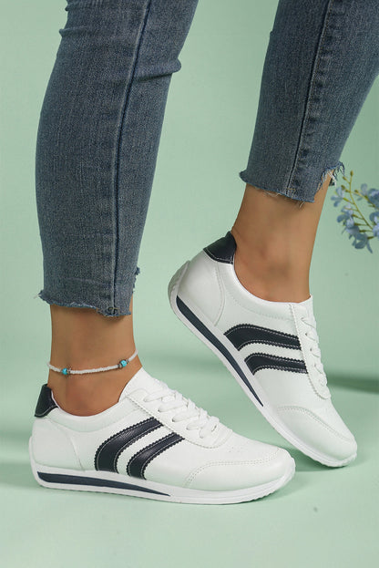 Threaded Pear Isabella Lace Up Flat Shoes