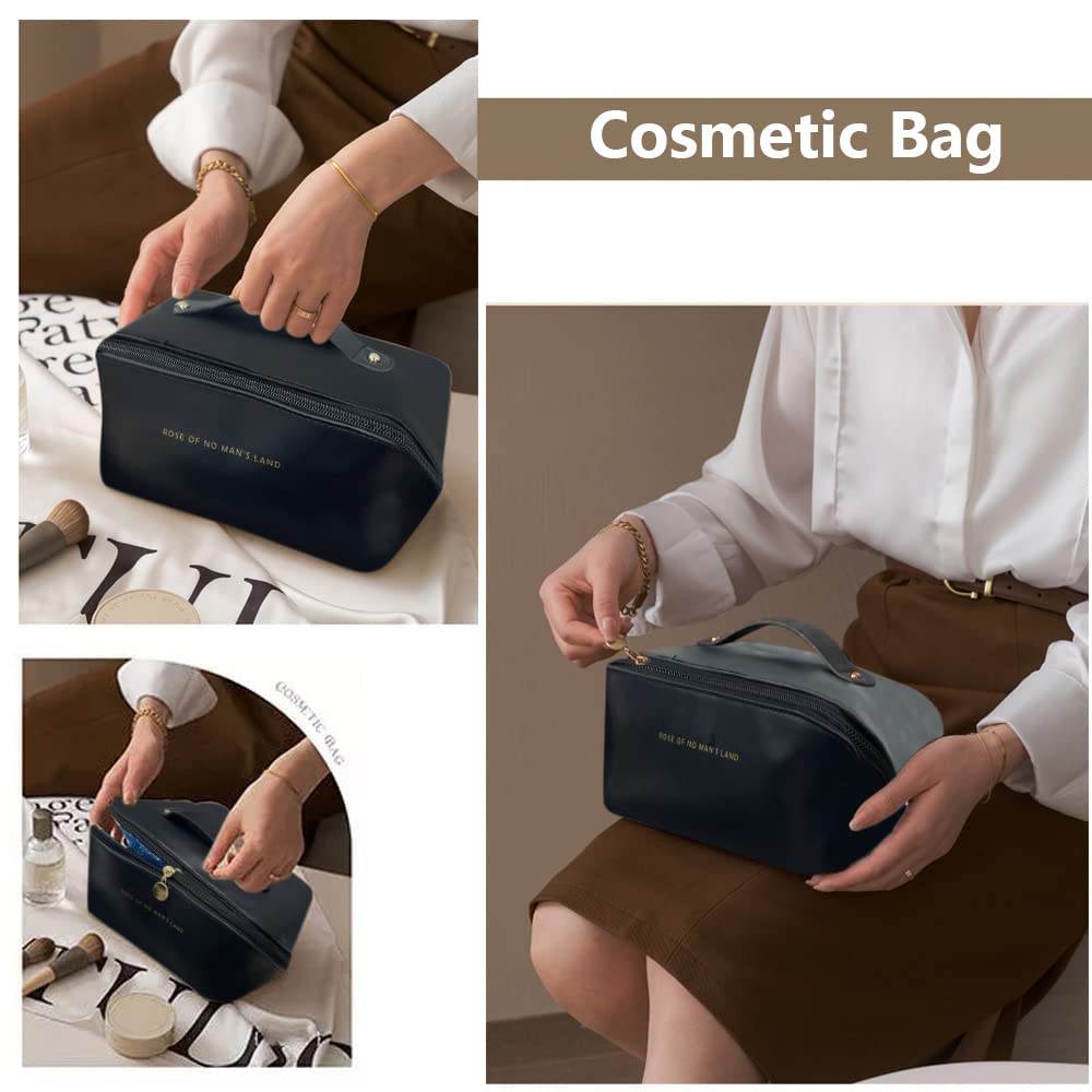 Professional Travel Cosmetic Bag | Women’s High-Capacity Makeup Organizer | Luxury Portable Toiletry Storage Bag | Trendy Water-Resistant Beauty Case | 2026 High-Fashion Multi-Function Makeup Pouch