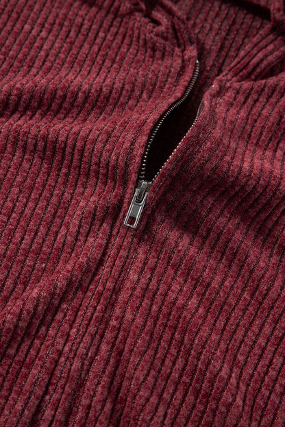 Threaded Pear Eleanor Up Front Drawstring Hoodie