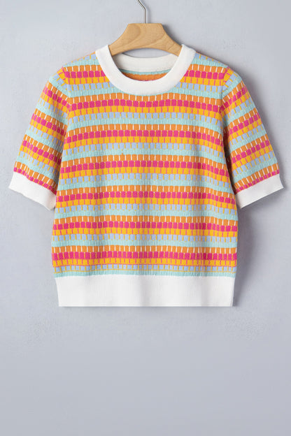 Bellamy Knit Short Sleeve Sweater