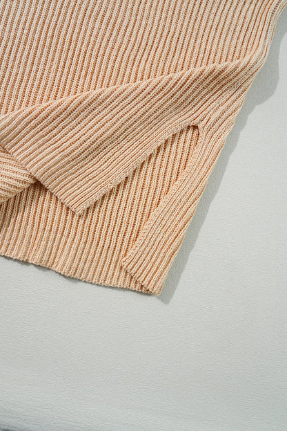 Threaded Pear Avery Side Slits Loose Sweater