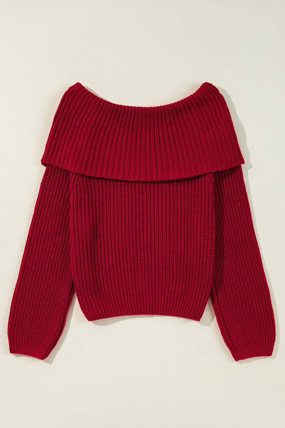 Threaded Pear Eleanor the Shoulder Knit Sweater