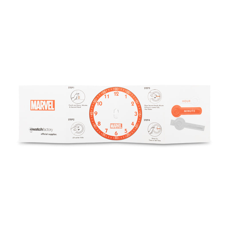 Marvel Kid's Spider-Man Velcro Strap Watch
