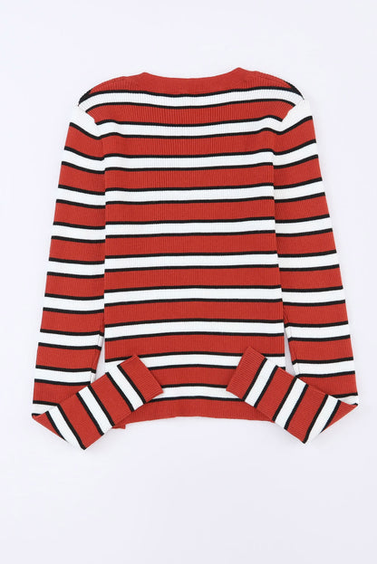 Threaded Pear Martha Knit Slim Fit Top