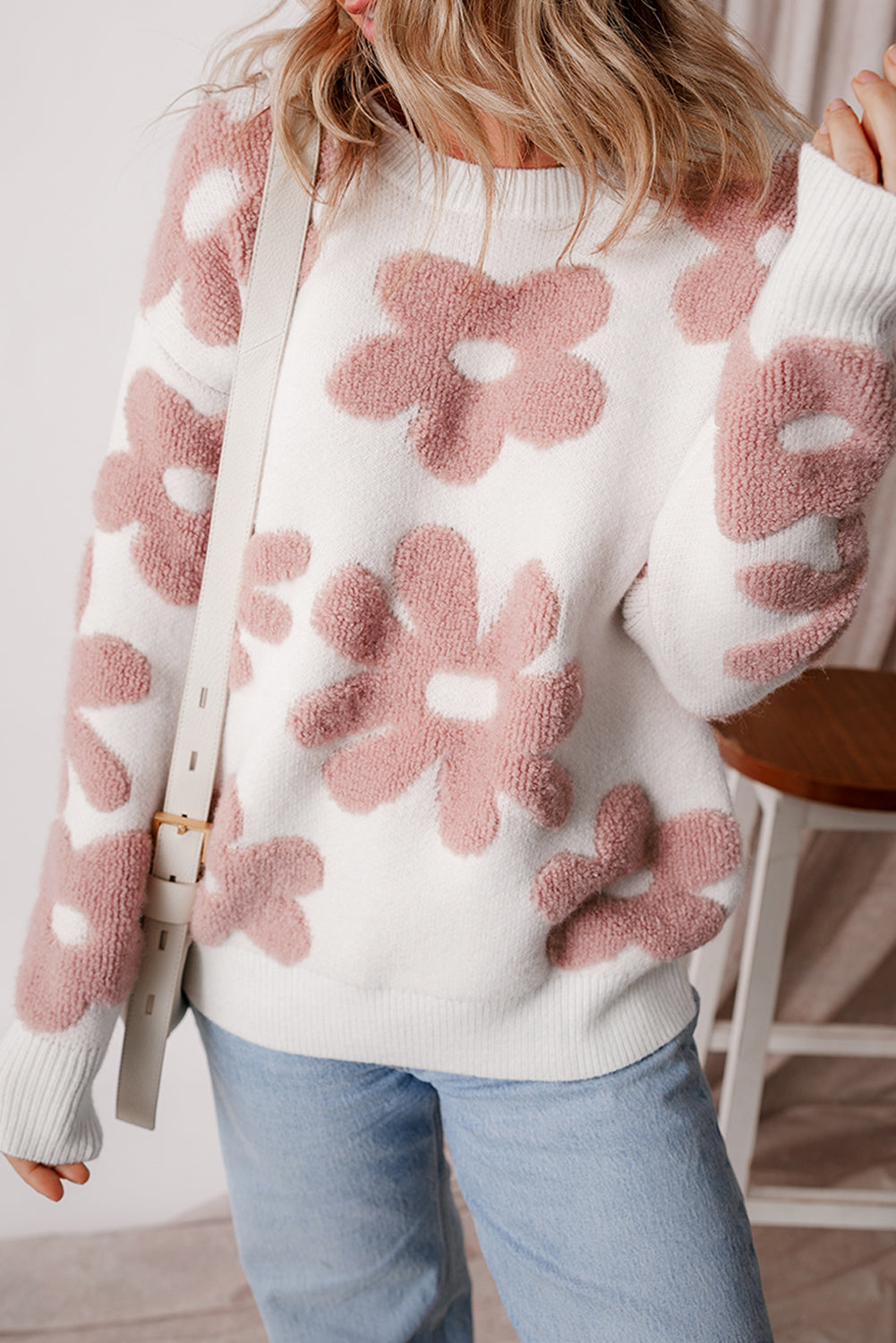 Threaded Pear Brynleigh Drop Shoulder Loose Sweater