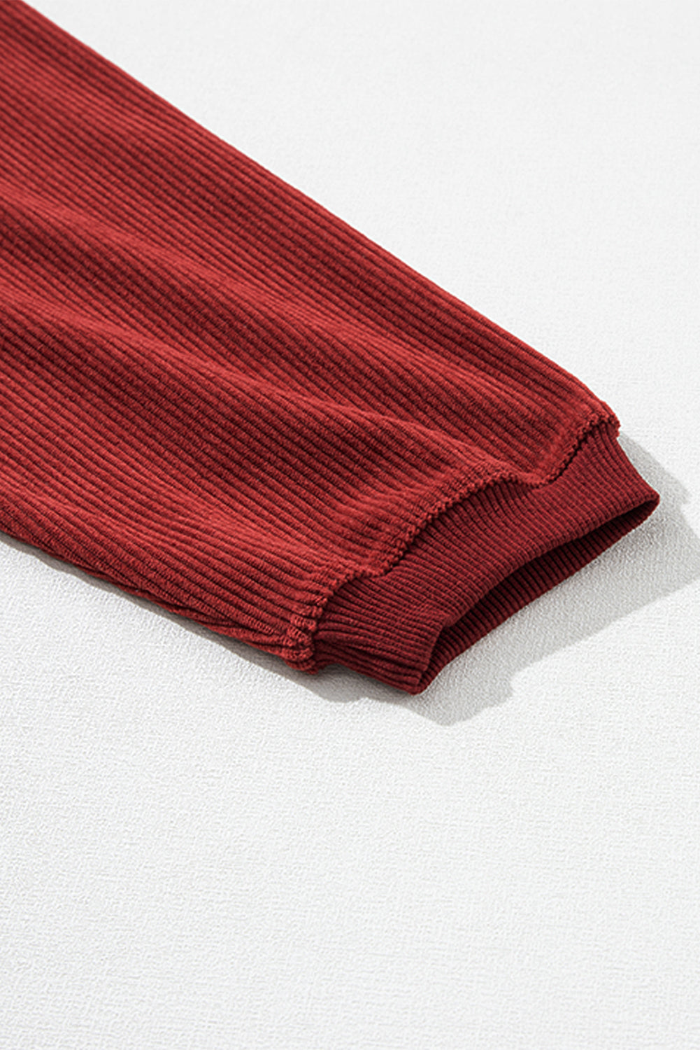 Threaded Pear Araceli Ribbed Corduroy Oversized Sweatshirt