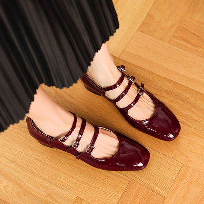Women’s New Fashion Vintage Leather Sandals | Comfortable Retro Boho Summer Sandals | Handcrafted Style Soft Sole Leather Flats | Elegant "All-Match" Vintage Footwear for Women