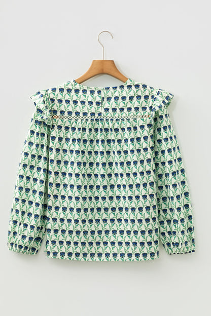 Threaded Pear Amalia Long Sleeve Blouse Long Sleeve Top