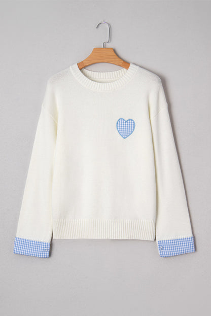 Threaded Pear Vienna Cuffed Drop Shoulder Sweater