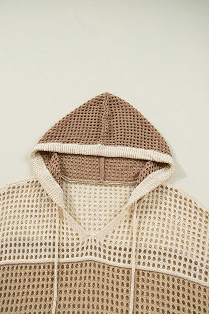 Threaded Pear Icelynn Knit Hooded Jumper PLUS Sweater