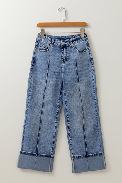 Threaded Pear Aria Straight High Waist Jeans