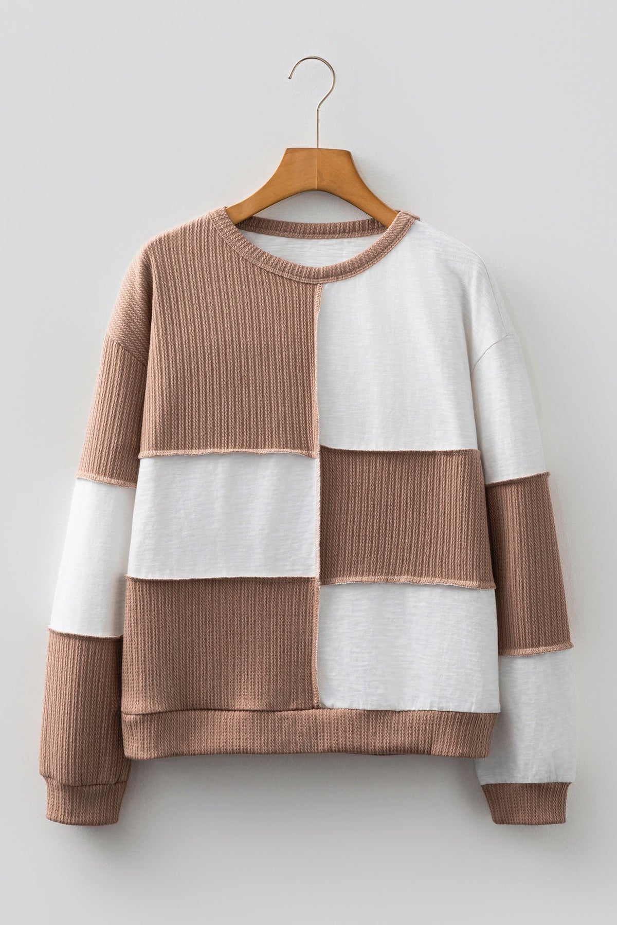 Threaded Pear Seraphina Raw Seamed Knitted Jumper