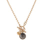 Necklace Rose Gold Storm Crystal Ball