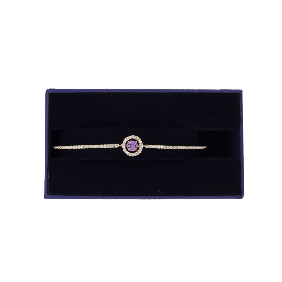 Swarovski Rose Gold Sparkling Dance Bangle 5620554