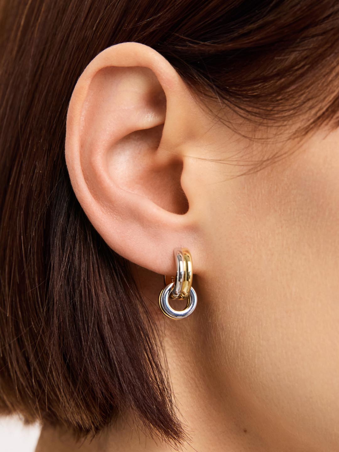 Asher Huggie Drop Earrings