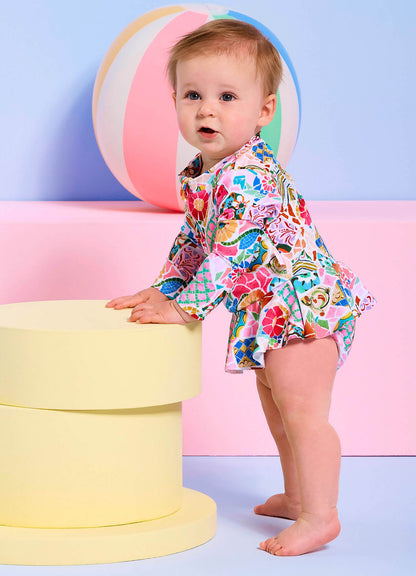 Beach Boheme Frill Sunsuit