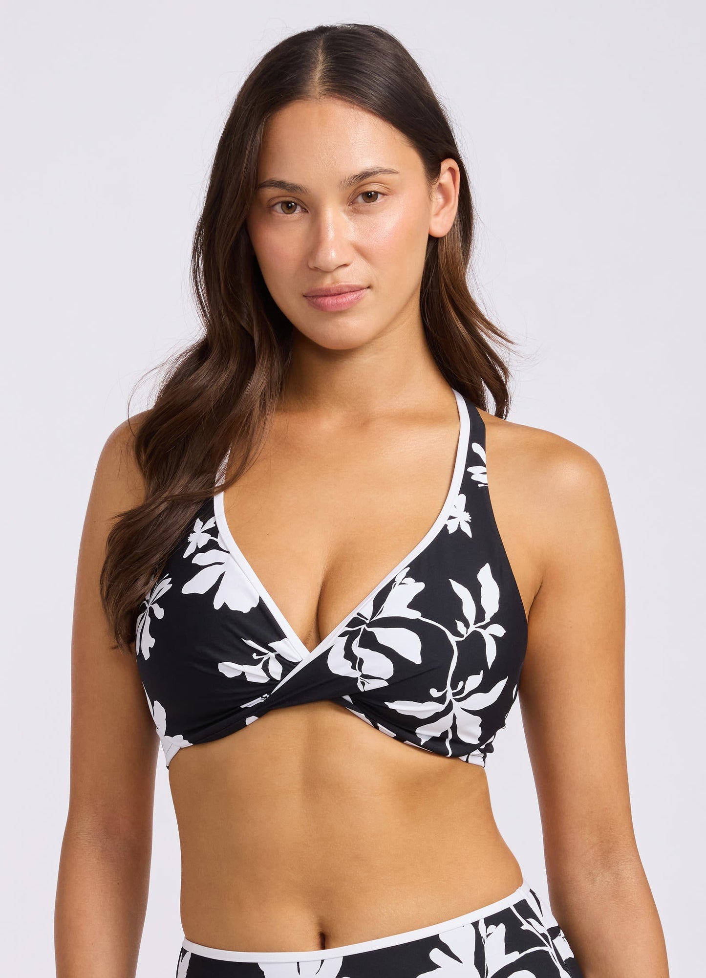 Mayflower Wrap Front F Cup Bikini Top