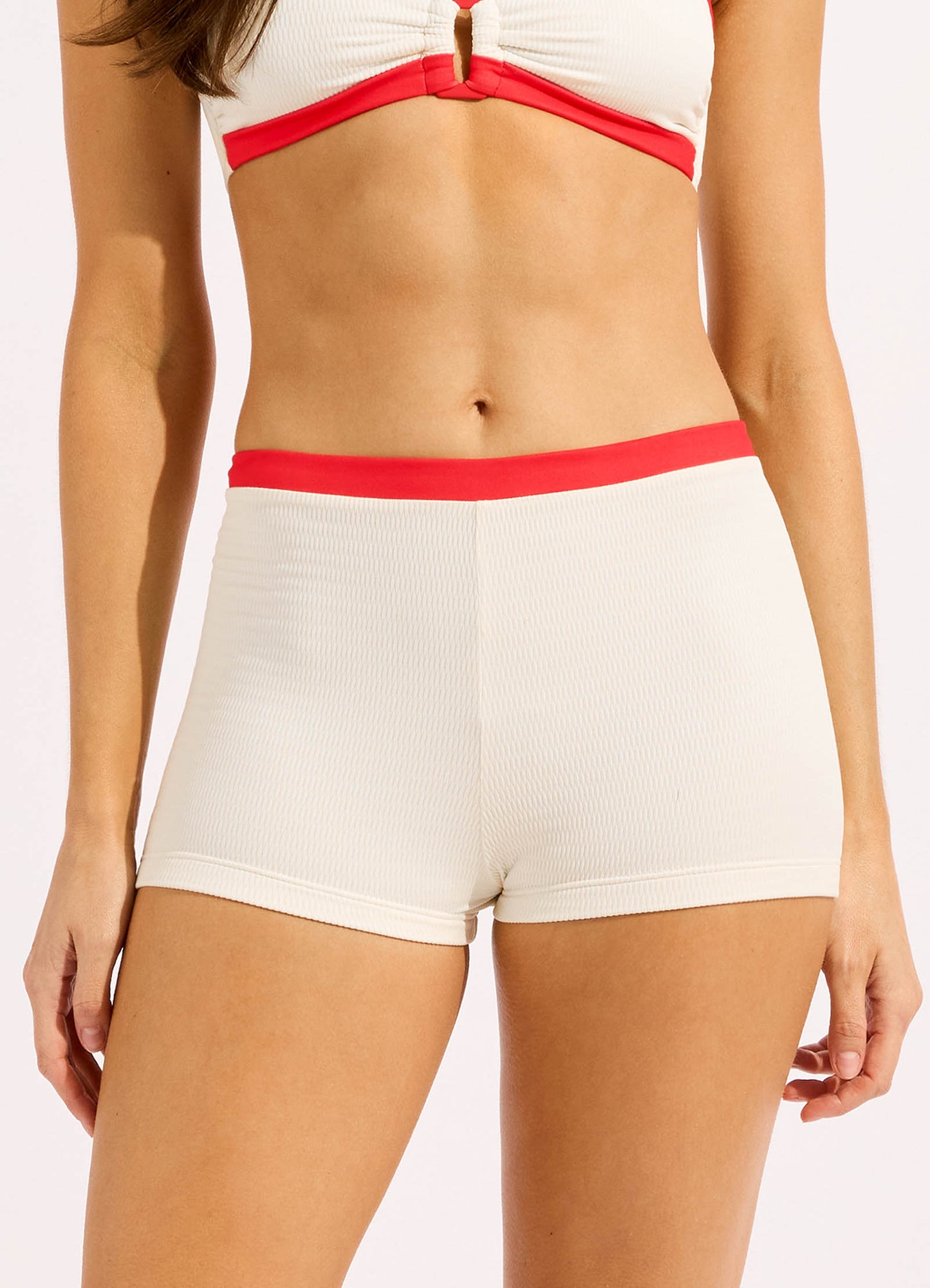 Bandwave Belted Boyleg Bikini Bottom