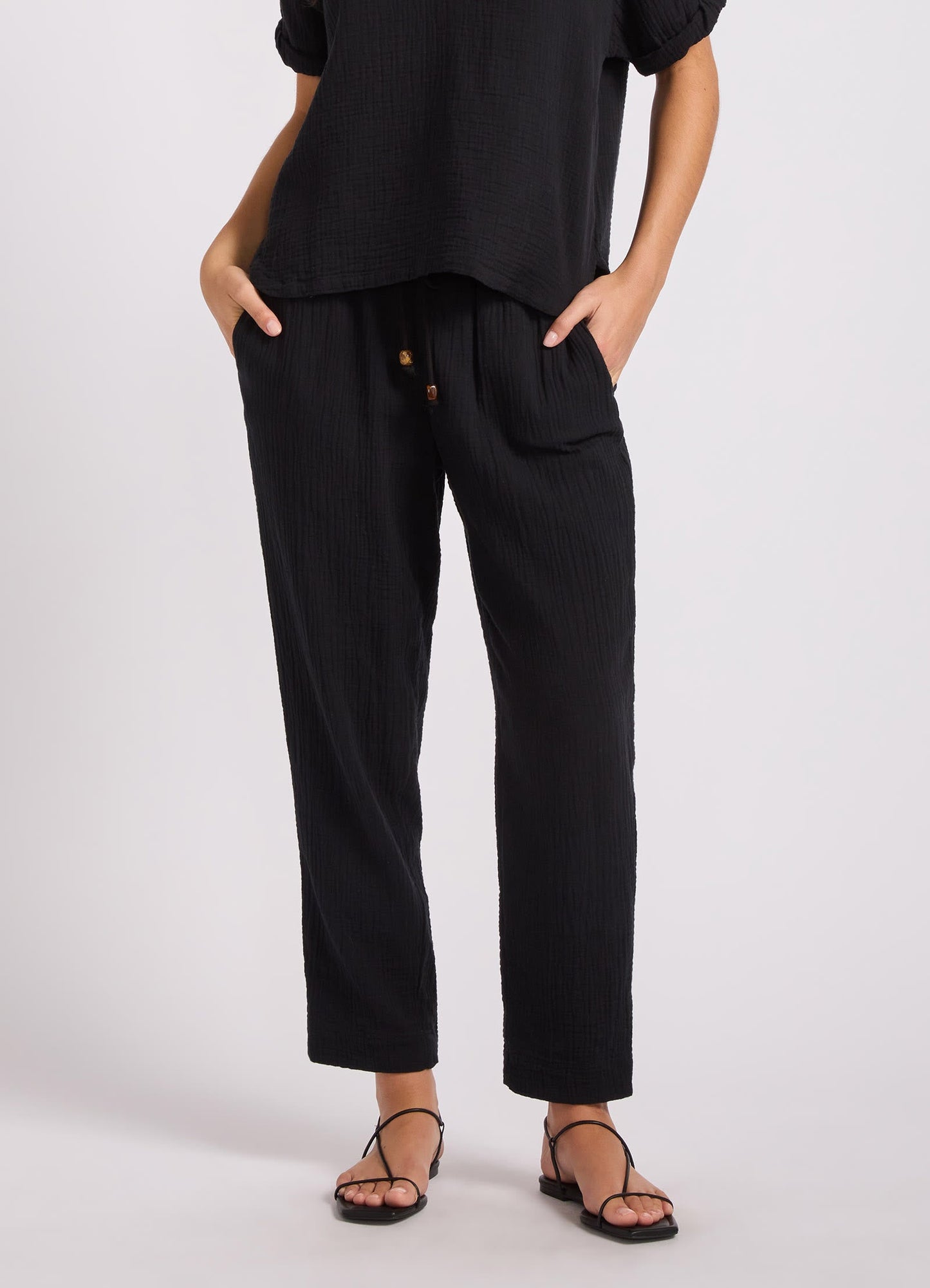 Double Gauze Tapered Pant