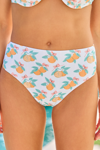 Everyday Fanta-Sea Orange Print Printed Bikini Bottom