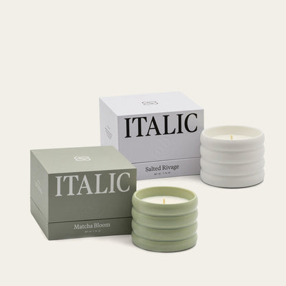 Ceramic Candle & Wick Trimmer Set